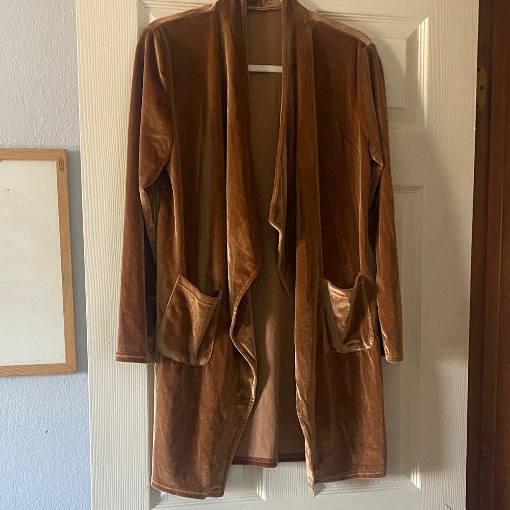 Soft Gold lightweight Jacket for dresses, size Medium